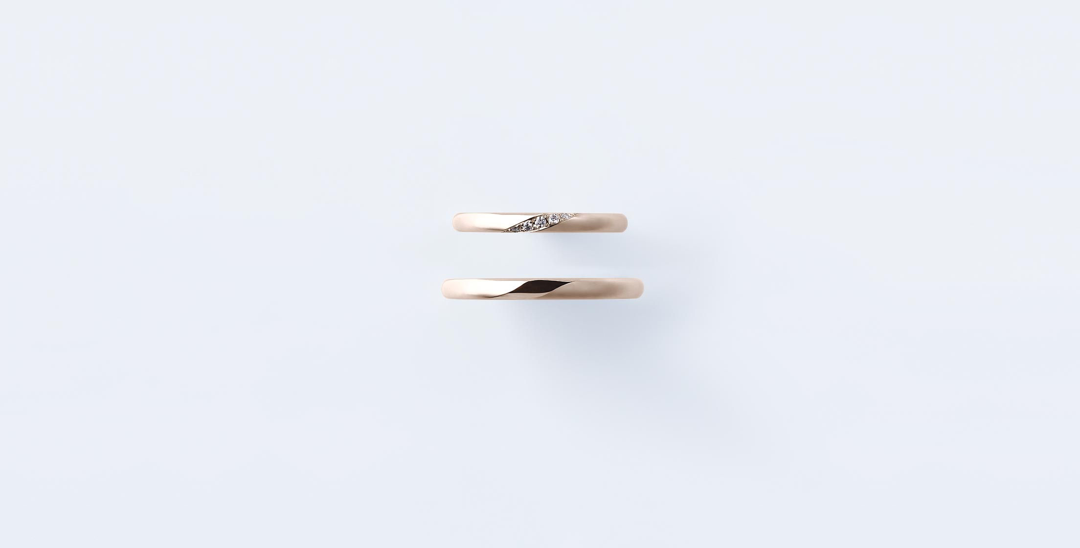 ことのは 結婚指輪 ストレート5 750PG