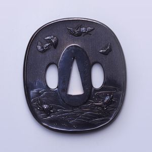 海幸網干図鐔
