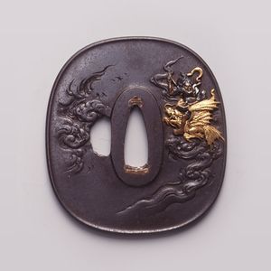 仙人図鐔