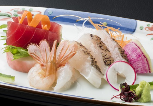札幌プリンスホテル。料理。和洋食コースには、北海道らしく、新鮮な海の幸が贅沢に登場