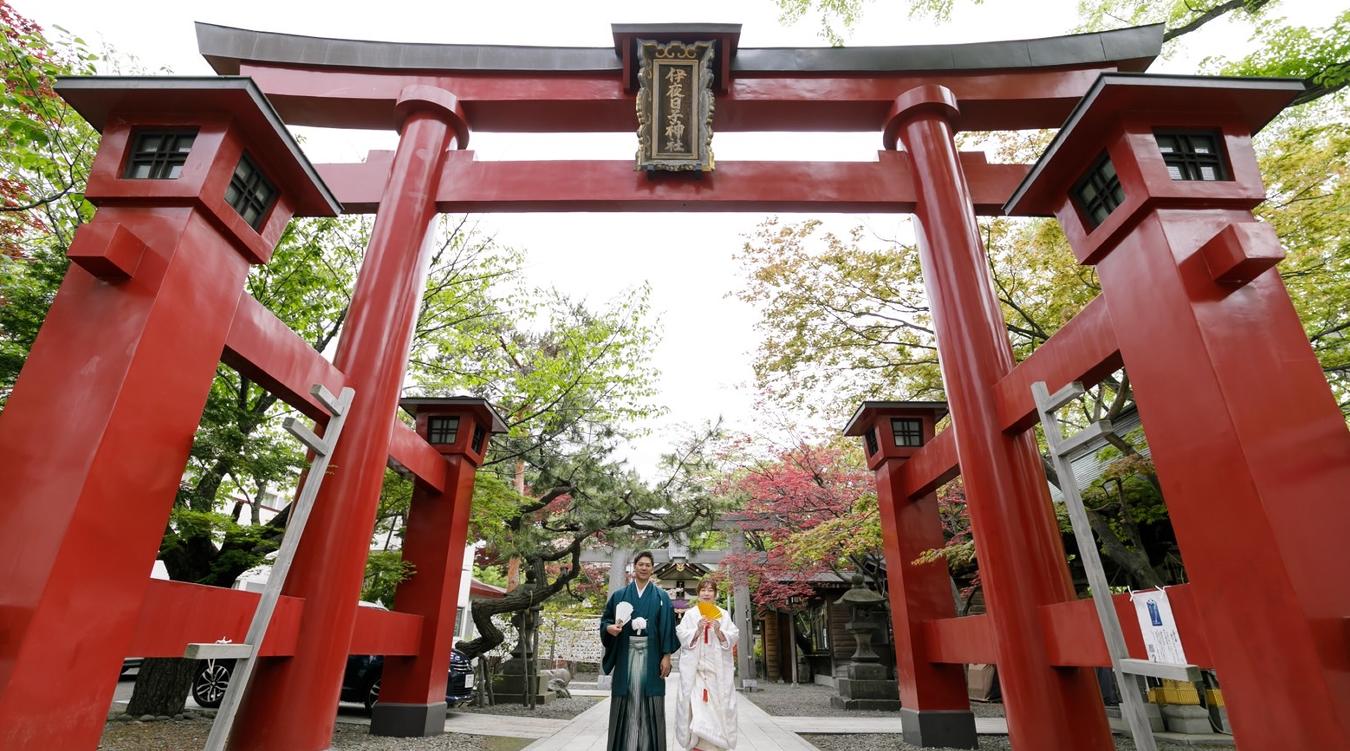 弥彦神社。新潟から札幌に移住した先人たちが心の拠り所として建立したのがはじまり。以来、多くの人々から厚い信仰を集めています