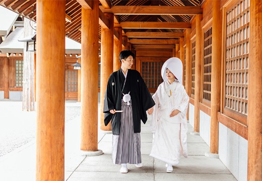 レストランMINAMI(レストランミナミ)。挙式会場。『北海道神宮』での挙式には両家それぞれ24名まで参列できます