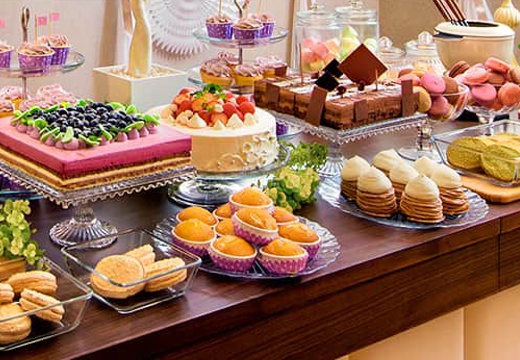 La Facon(ラ・ファソン)。料理。心ときめくスイーツが並ぶ華やかなデザートビュッフェ