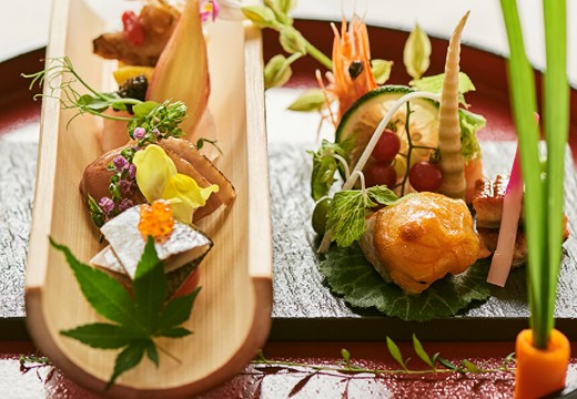 ララシャンスベルアミー 盛岡。料理。老若男女問わず喜ばれる、お箸で食べられる和洋折衷料理