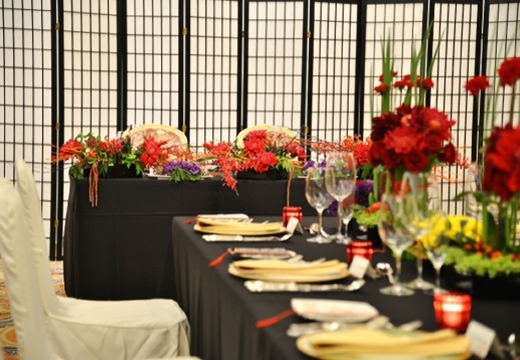 石巻グランドホテル。披露宴会場。新郎新婦の希望に沿ったコーディネートが可能です