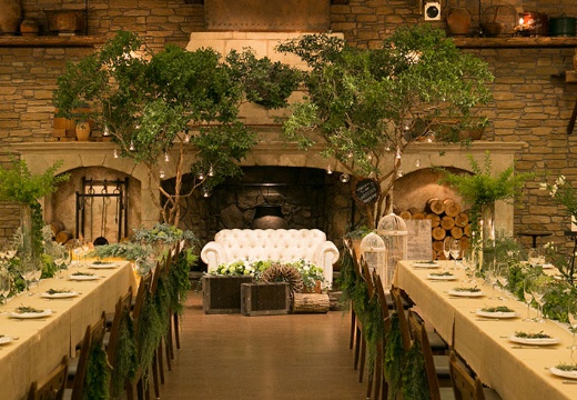 グランドホクヨウ。披露宴会場。120名まで着席できる、フォトジェニックな『プロヴァンス』