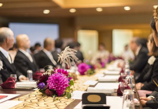 名月莊。披露宴会場。親族のみの食事会やごく親しいゲストのみ招待する披露宴に最適