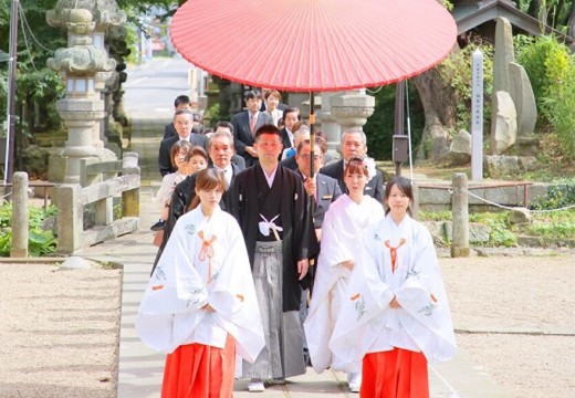 グランシア須賀川。挙式会場。『神炊館神社』では昔ながらの厳かな和婚が実現できます