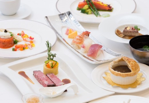 ホテル・ザ・ウエストヒルズ・水戸。料理。繊細な味わいだけでなく、丁寧な盛り付けも人気の秘密