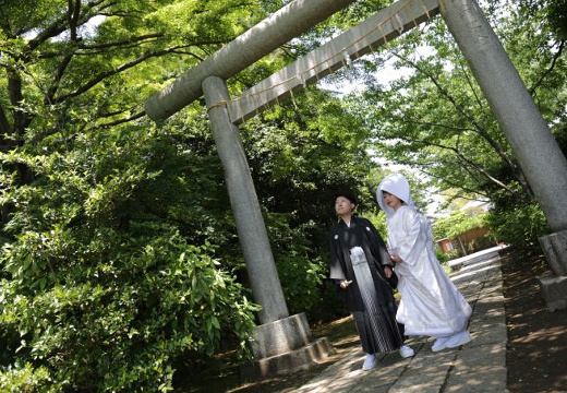 ホテル・ザ・ウエストヒルズ・水戸。挙式会場。白無垢で向かえる新たな門出。厳かな和婚も人気です