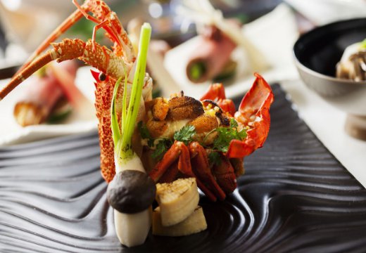 Franc Belle Amour(フラン・ベル・アムール)。料理。ハレの日にふさわしい、縁起物の食材もふんだんに使用します