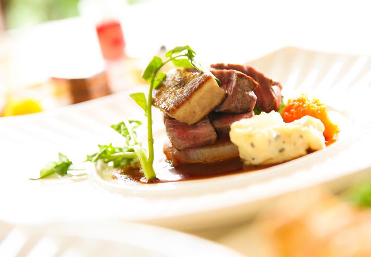 VILLA DOUX(ナチュラル ホーム ウェディング ヴィラ ドゥ)。料理。見た目や味わいだけでなく、ほどよいボリューム感も魅力的