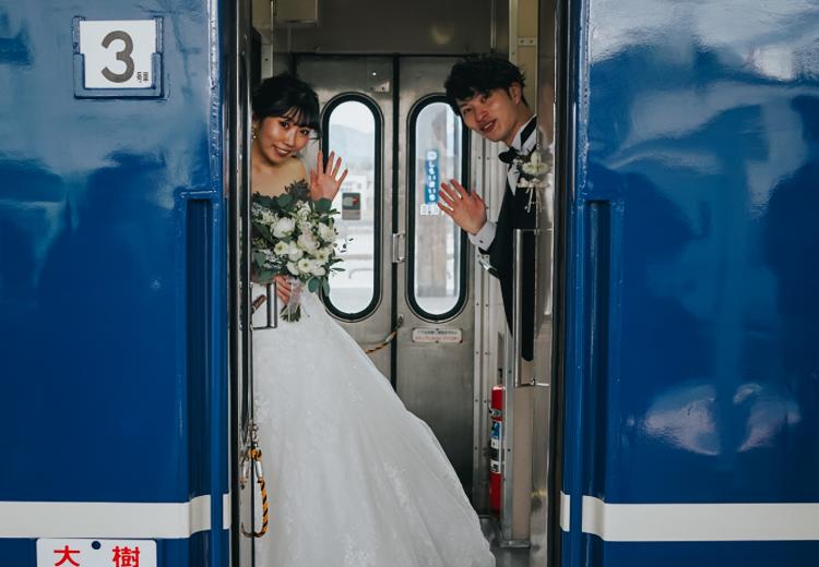 SL大樹Wedding（エスエル大樹ウェディング）。挙式会場。挙式後は大切なゲストとSLに乗車し、鬼怒川温泉駅へ
