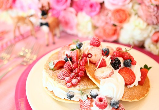 「最高の一日」~Wonderful Wedding~(「最高の一日」~ワンダフル ウェディング~)。料理。コースのデザート以外に、愛らしいスイーツも準備可能
