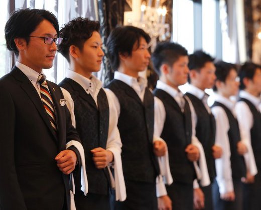 「最高の一日」~Wonderful Wedding~(「最高の一日」~ワンダフル ウェディング~)。スタッフ。スタッフはきめ細やかなサービスでもてなしてくれます