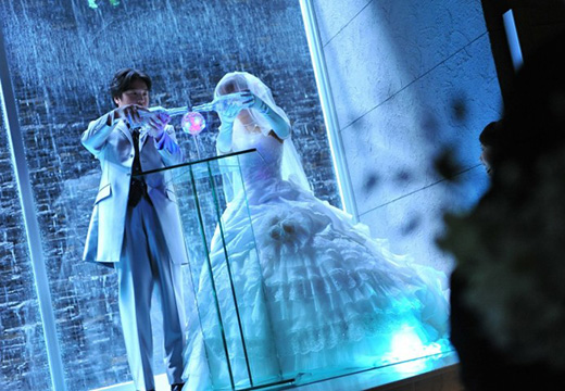 GLOBAL WEDDING DIADE(グローバルウエディング ディアーデ)。挙式会場。両家の水を汲んで来て一つの杯に注ぎ合う『水合わせの儀』