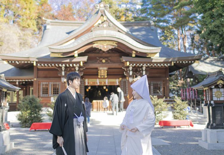 SALLY TABLE（サリィ　テーブル）。挙式会場。提携神社で挙げる神前式は、30名まで参列可能です