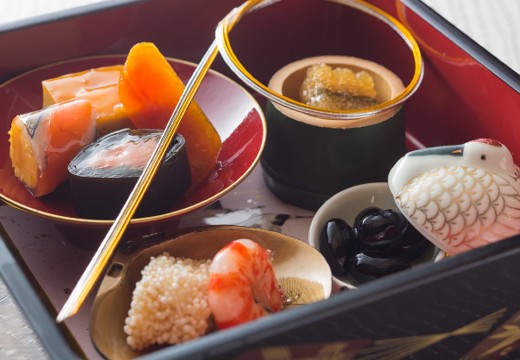 ANAインターコンチネンタルホテル東京。料理。日本料理『雲海』御祝肴。和の品は年齢を問わず満足して貰えます