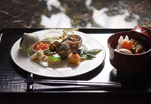 コートヤード･マリオット 銀座東武ホテル。料理。上品で繊細な味付けの会席料理。素材の美味しさが引き立ちます