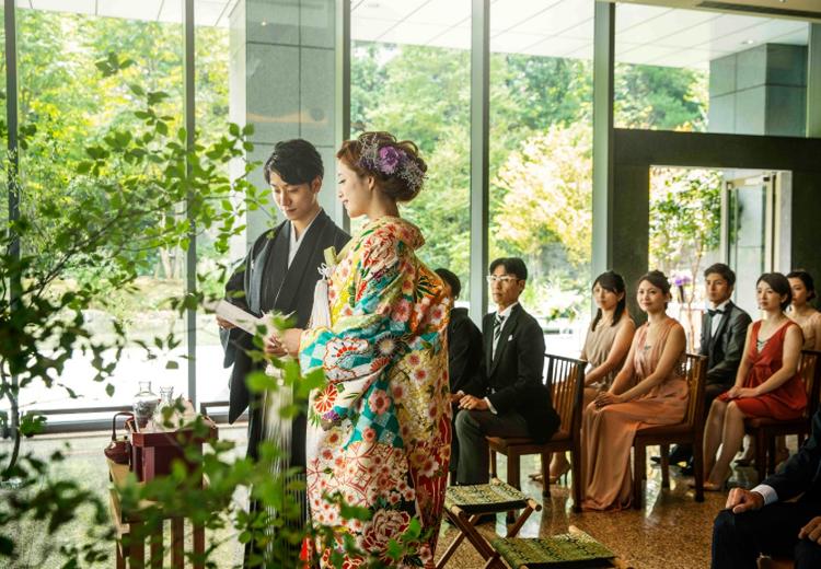 響 風庭 赤坂。挙式会場。人前式、神前式、キリスト教式など多彩な挙式スタイルに対応