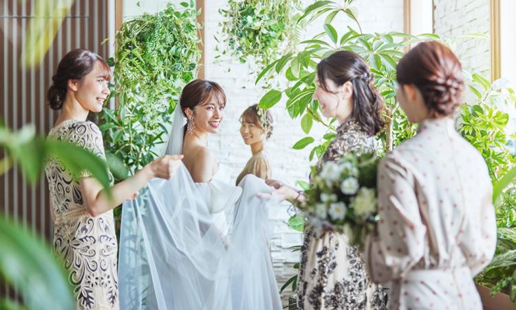 ルクリアモーレ表参道。演出・小物。専用ロビーは自由に飾り付けしたり演出を取り入れたりと多彩な使い方が可能