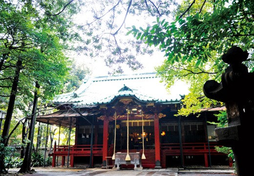 東京 芝 とうふ屋うかい。挙式会場。1000年以上の歴史を有する『赤坂氷川神社』
