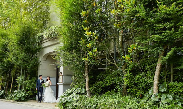 クラシカ表参道/別邸KEYAKI(別邸ケヤキ)。アクセス・ロケーション。表参道の一角に佇む、竹林に囲まれた隠れ家のような結婚式場