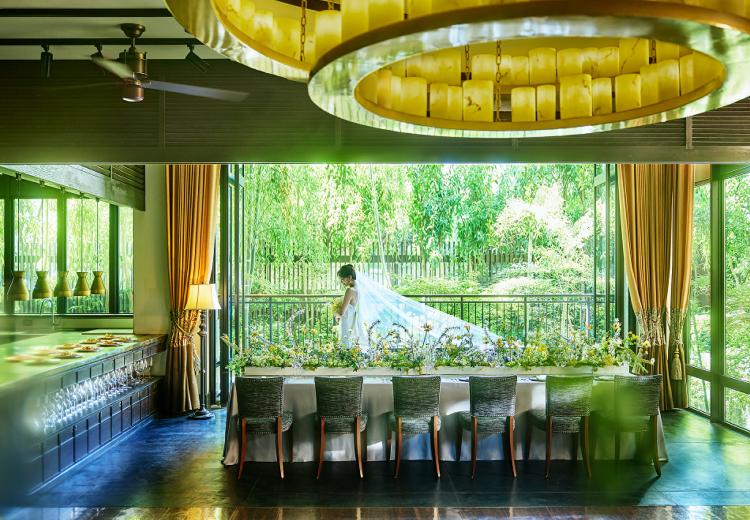 クラシカ表参道/別邸KEYAKI(別邸ケヤキ)。披露宴会場。6名から利用可能な少人数専用の『別邸KEYAKI』