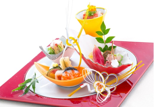 ウェディングスホテル・ベルクラシック東京。料理。旬の魚や野菜など、季節感を大切にした日本料理