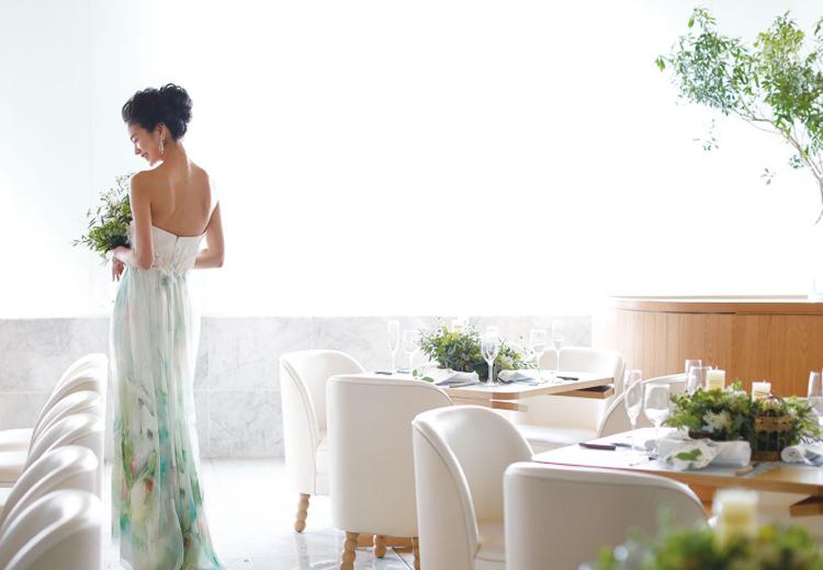 Cucina del NABUCCO（クッチーナ デル ナブッコ）。披露宴会場。柔らかい自然光が花嫁の美しさを引き立ててくれます