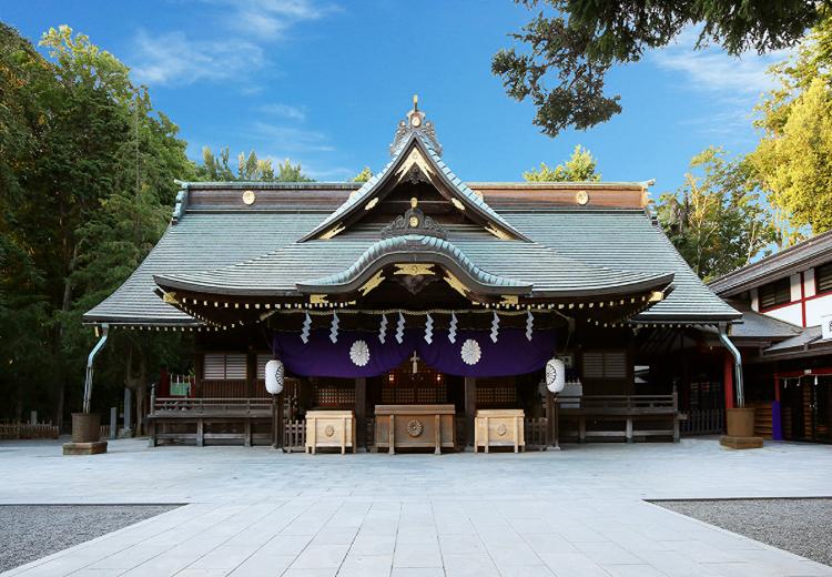 THE SAKAKI TOKYO(ザ サカキ トウキョウ)。挙式会場。縁結びの神として知られる府中市の『大國魂神社』