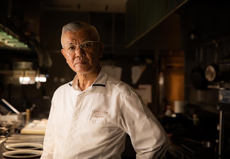 CITY CLUB OF TOKYO（シティ クラブ オブ 東京）。料理。フランスや日本の有名レストランで活躍してきた宮﨑シェフ
