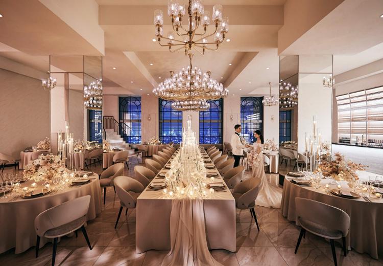 OPERAHOUSE 東京(オペラハウス 東京)。披露宴会場。100名までの『THE CITY』は上質で洗練された雰囲気