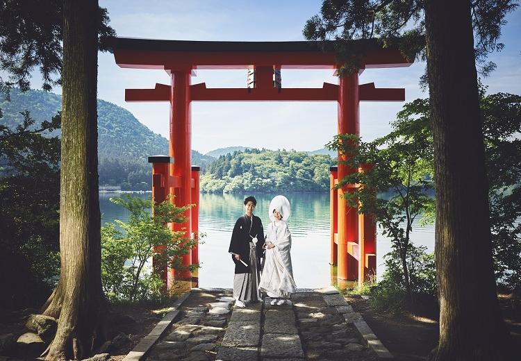 湯本富士屋ホテル。挙式会場。「関東総鎮守」「箱根大権現」と尊崇されてきた名社『箱根神社』