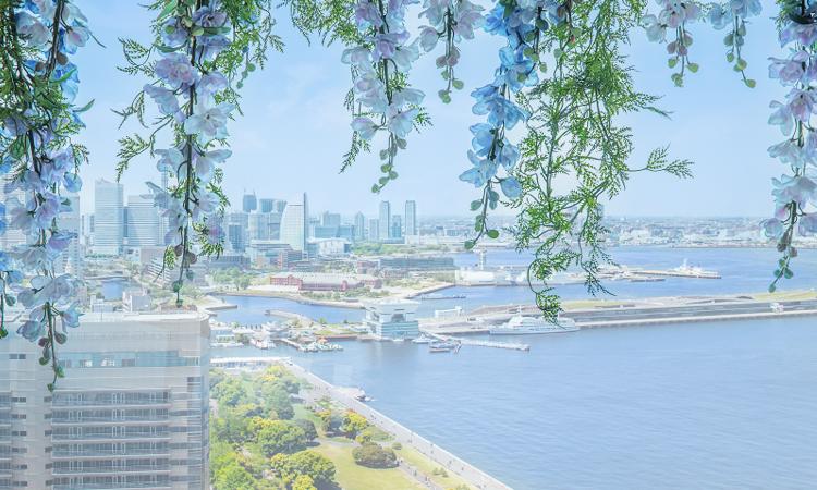 MARINE TOWER WEDDING マリンタワー ウエディング（旧THE HOUSE yokohama）。アクセス・ロケーション。30階の展望フロアからは横浜の街や海、空の景色を眼下に見渡せます