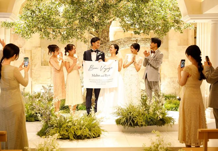 ザ コンチネンタル横浜／大さん橋。挙式会場。挙式スタイルは厳かな教会式と自由度の高い人前式に対応