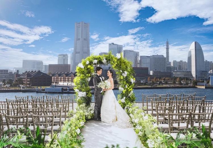 ザ コンチネンタル横浜／大さん橋。挙式会場。希望に合わせて人気スポット・大さん橋での挙式も可能