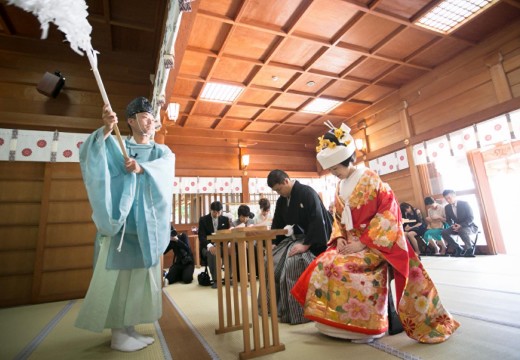 大磯迎賓舘。挙式会場。『六所神社』など提携する神社で、古式に則った神前式を実現