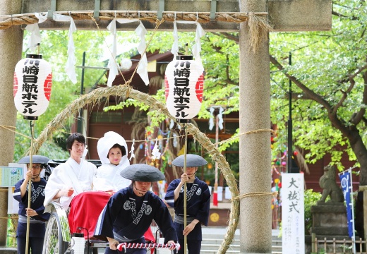 川崎日航ホテル。挙式会場。最大40名まで収容できる、川崎区の『稲毛神社』