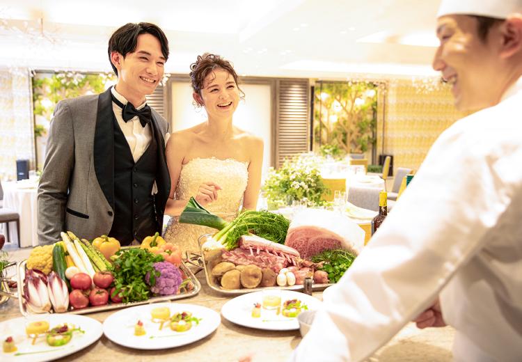 ホテルフランクス。料理。季節の食材を盛り込んだ「プレミアムキュイジーヌ」