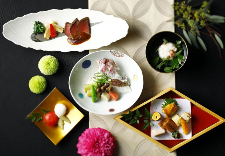 ホテルニューオータニ幕張。料理。老若男女問わずに楽しめる日本料理のコースも用意しています
