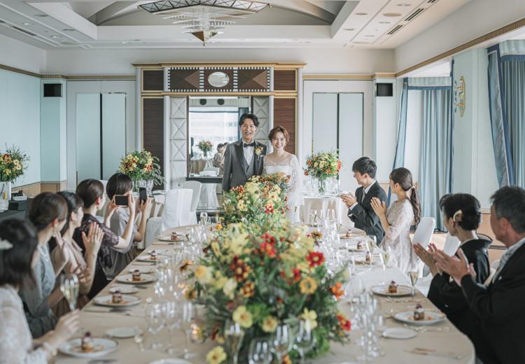 ホテルニューオータニ幕張。披露宴会場。アットホームな雰囲気でパーティーを楽しめる『シリウス』