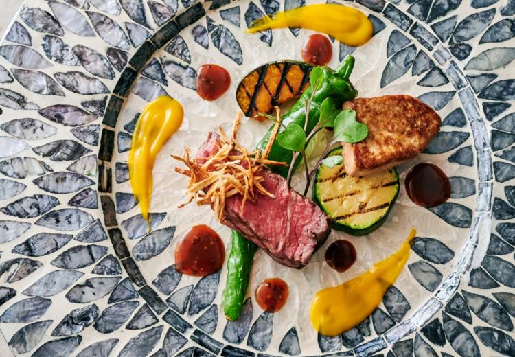 Accord Herbe(アコールハーブ)。料理。季節感を大切にし、旬の食材をふんだんに取り入れた創作フレンチ
