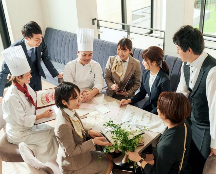 Accord Herbe(アコールハーブ)。スタッフ。スタッフが密に情報共有し、理想の結婚式を作ってくれます