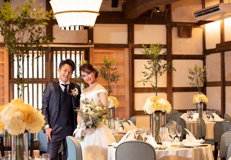 佐原商家町ホテル NIPPONIA(佐原商家町ホテル ニッポニア)。挙式会場。披露宴会場で教会式や人前式を行うことも可能です