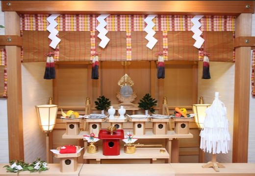 埼玉グランドホテル深谷。挙式会場。ホテル2階にある『福寿殿』での神前式も可能です