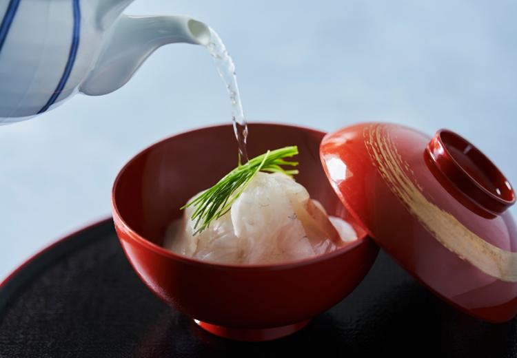 ステラ・デル・アンジェロ。料理。日本料理ならではの、どこか懐かしさを感じる一皿