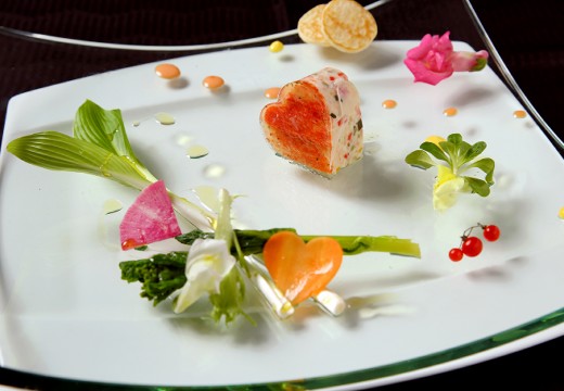 グランドエクシブ軽井沢。料理。軽井沢の自然が育んだ旬の素材が生かされています