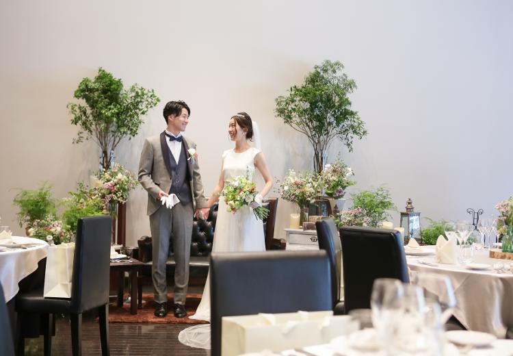 VILLAS DES MARIAGES 松本（ヴィラ・デ・マリアージュ 松本）。披露宴会場。『クラブ・シエル・デ・トワール』は、最大130名まで着席可能