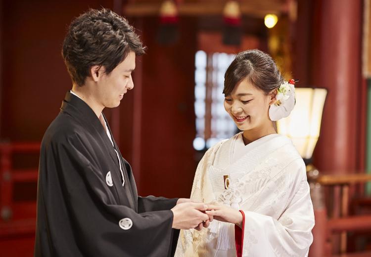 上田東急REIホテル。挙式会場。館内神殿と生島足島神社では古式ゆかしい神前式を執り行えます